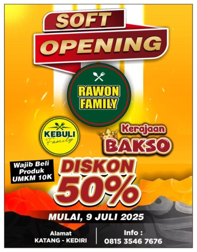 
 RAWON FAMILY RAWON KHAS KEDIRI DISKON GILA GILAAN